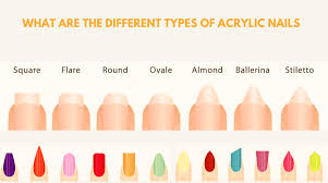 acrylic nails kinds