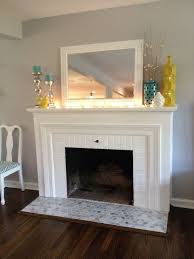 Brick Fireplace Makeover Hearth Tiles