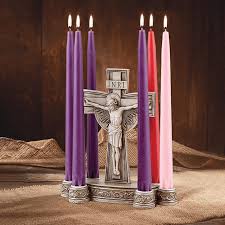 crucifix lenten candleholder religious