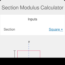 section modulus calculator elastic