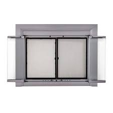 Bifold Tempered Glass Fireplace Doors