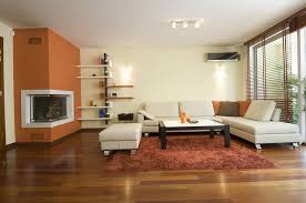 Orange Color In The Living Room