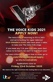 Applications for series 5 are now open and we're looking for exceptional young singers that would be interested in taking part in the next series. The Voice Kids 2021 Apply Now Denton Community College