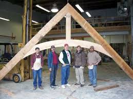 custom box beam timber trusses and