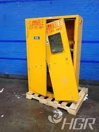used lyon flammable cabinet hgr