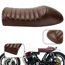 leatherette hump custom cafe racer seat