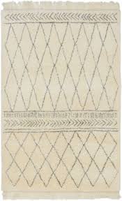 hand knotted hebri berber style rug