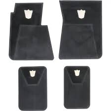 rubber accessory floor mats pair