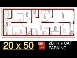 Duplex House Plan With Car Parking East