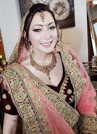 indian bridal makeup pink ceremony