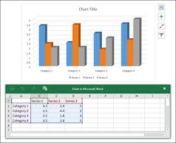 Create And Insert Word 2016 Charts