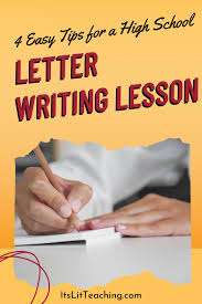 high letter writing lesson