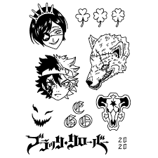 Black clover 80k on instagram: Are You A Blackclover Fan Eslm Blackclover F Tattoo Anime Tattoos Tattoo Flash Art