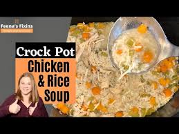 crock pot en and rice soup