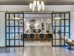 Beauty Privacy Of Glass Barn Doors