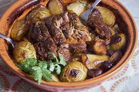 moroccan lamb ine with asian pears
