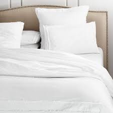 get organic cotton white bedding set