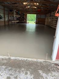 barn floor concrete construction