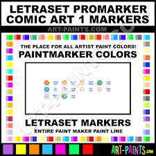 Letraset Promarker Comic Art 1 Paintmarker Marking Pen