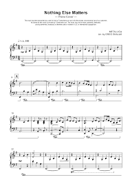This track was performed by james hetfield, lucie silvas, lars ulrich, igor presnyakov, metallica. Tunescribers Nothing Else Matters Piano Cover Sheet Music