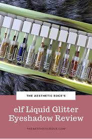 elf liquid glitter eyeshadow review