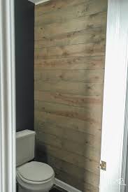 Plank Wall Half Bath Reveal Sypsie Com