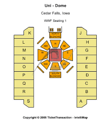 Uni Dome Tickets In Cedar Falls Iowa Uni Dome Seating