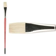 soho urban artist white bristle brush