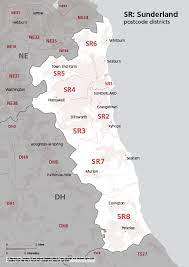 map of sr postcode districts