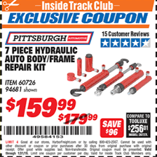 harbor freight tools coupon database