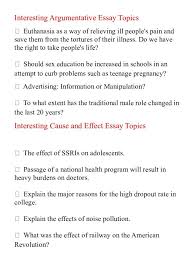 Top Narrative Essay Topics