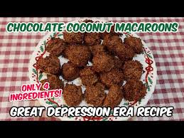 chocolate coconut macaroons recipe