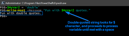 The following asp.net c# example code demonstrate us how can we escape double quote in a string programmatically at run time in an asp.net application. How To Use Powershell To Escape Double Quotes