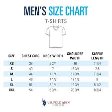 Size Guide Mens Tees U S Polo Assn