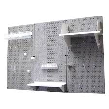 Tool Storage Kit With Gray Pegboard