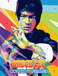 Coloring pages can be an interesting learning tool; Bruce Lee Color By Number Bruce Lee Color Book An Adult Coloring Book For Stress Relief Amazon Co Uk Adams Jodie 9798579520043 Books