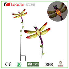 New Solar Metal Dragonfly Stake With