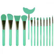 lormay 13 pcs silicone makeup brush set