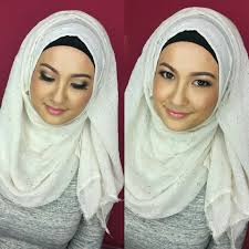 professional makeup hair hijab styling