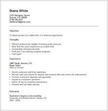 Banking Resume Sample Resume Help org