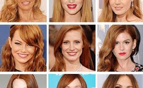 red hair color palette