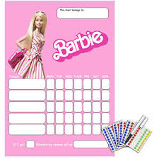 Barbie Reward Charts Free Printable Happy Living