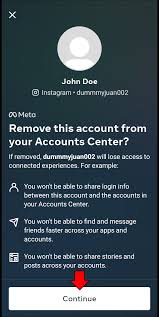 remove a second insram account
