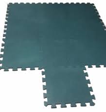 interlocking matte rubber floor tile