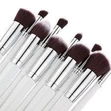 professional white makeup brush for