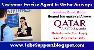 Qatar Airways Jobs Customer Service Agent Vacancies In
