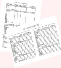 12 Simple Budget Templates Free Sample Example Format
