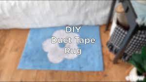 diy rug with duct tape you
