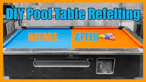 how to recover a pool table easy diy