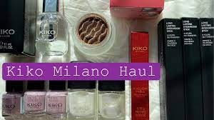 kiko milano makeup haul swatches